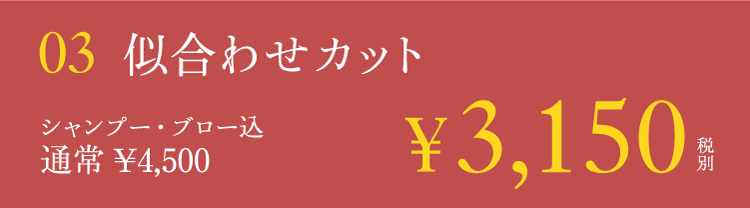 似合わせカット