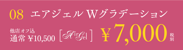 エアジェル Wグラデーション