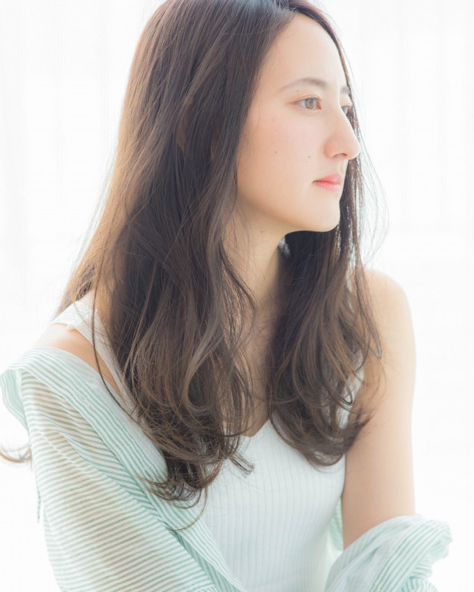 ニュアンスパーマ　ロングヘア