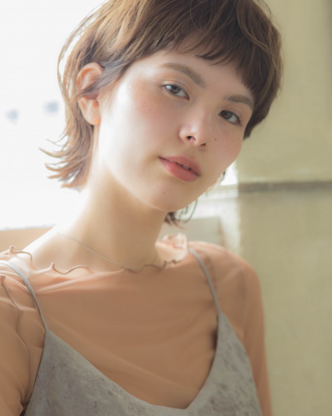 ショート　マッシュ風ウルフ