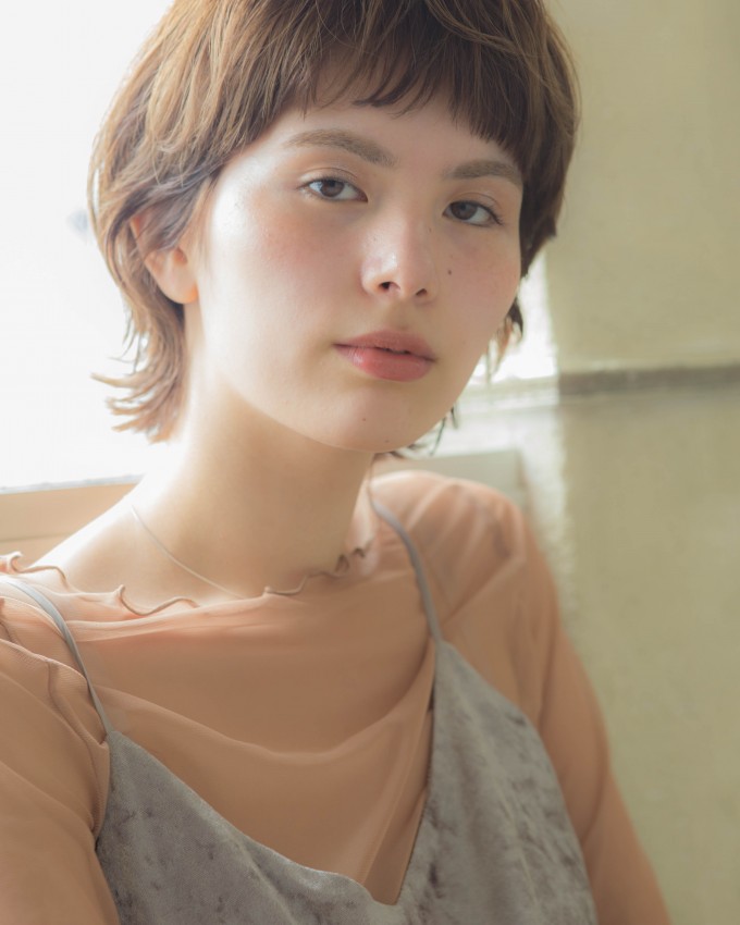 ショート　マッシュ風ウルフ